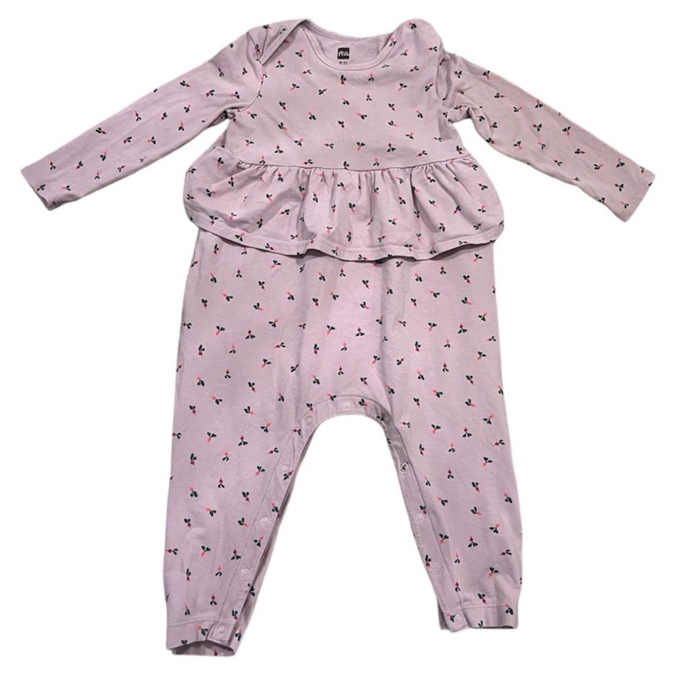 Tea Collection Radish Ruffle Jumpsuit - 18-24 months